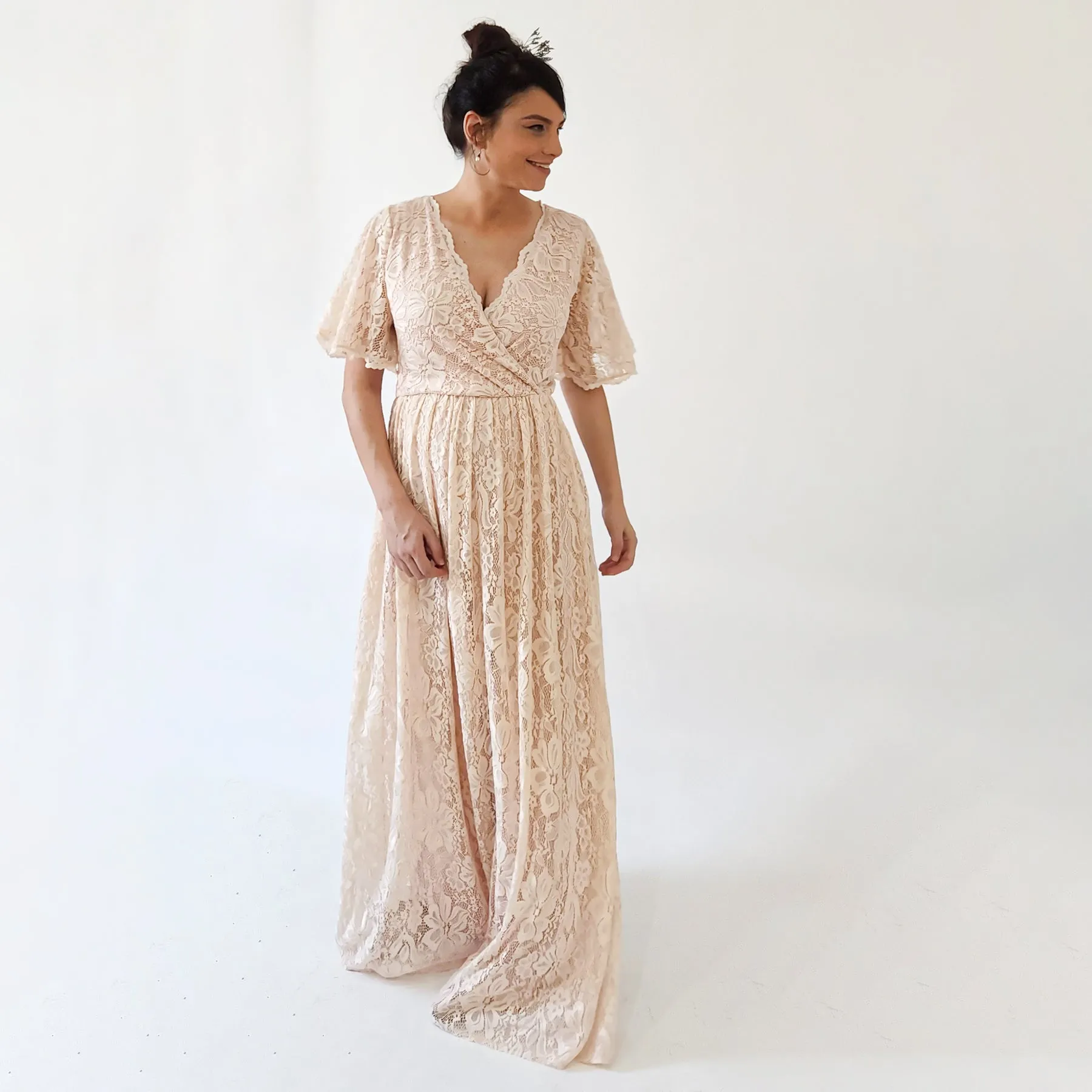 Maternity Blush dress #7024