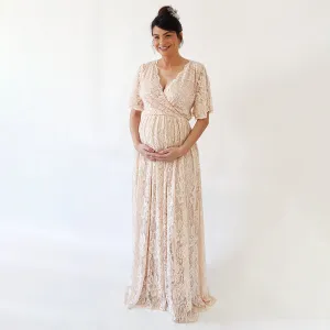 Maternity Blush dress #7024
