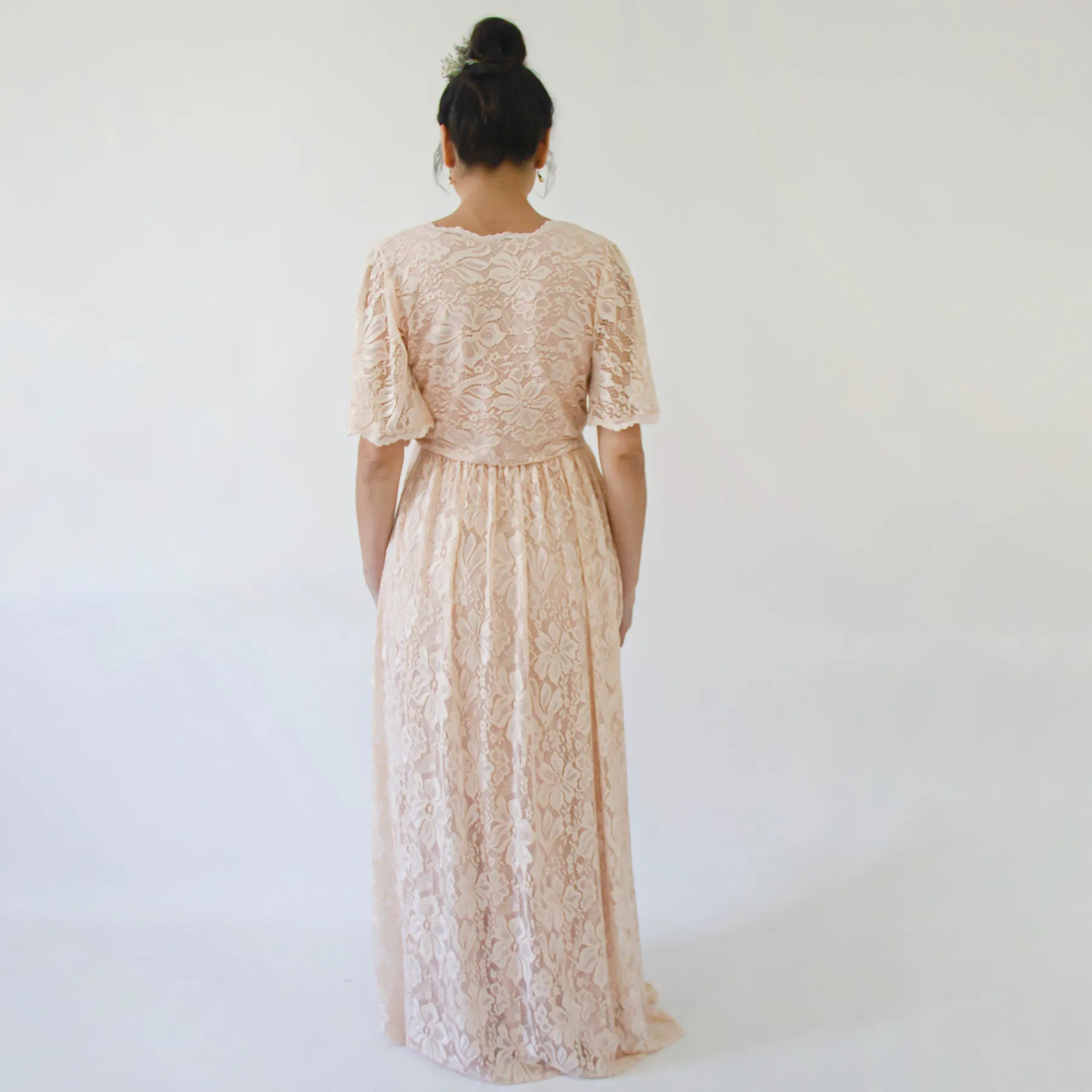 Maternity Blush dress #7024