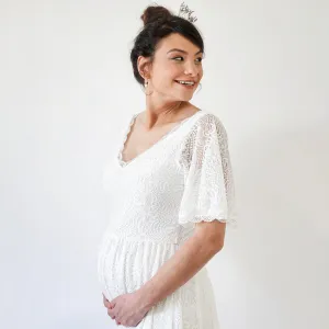 Maternity Butterfly Dress #7017