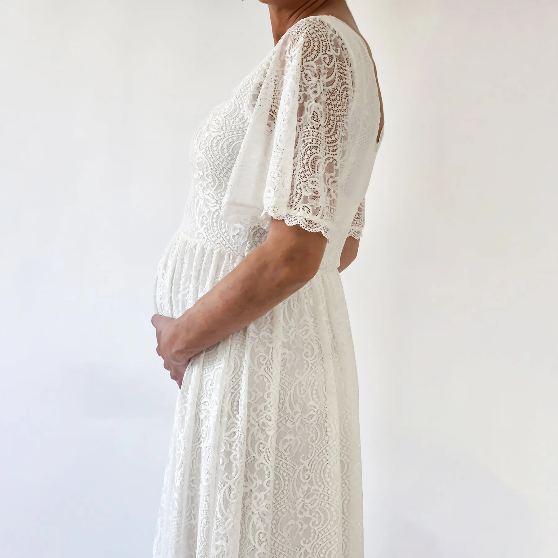 Maternity Butterfly Dress #7017