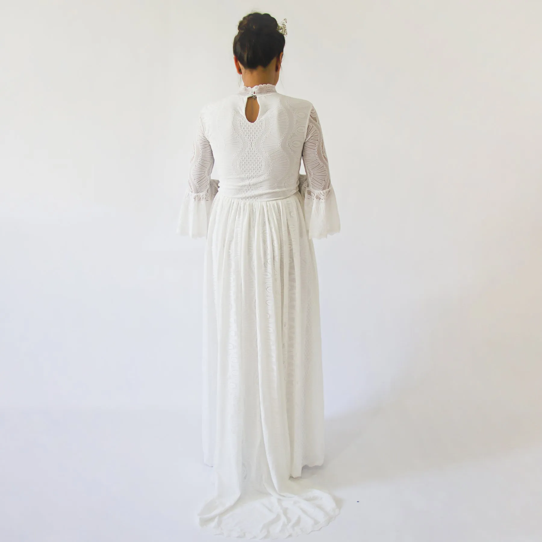 Maternity Dress With a Train  #7012