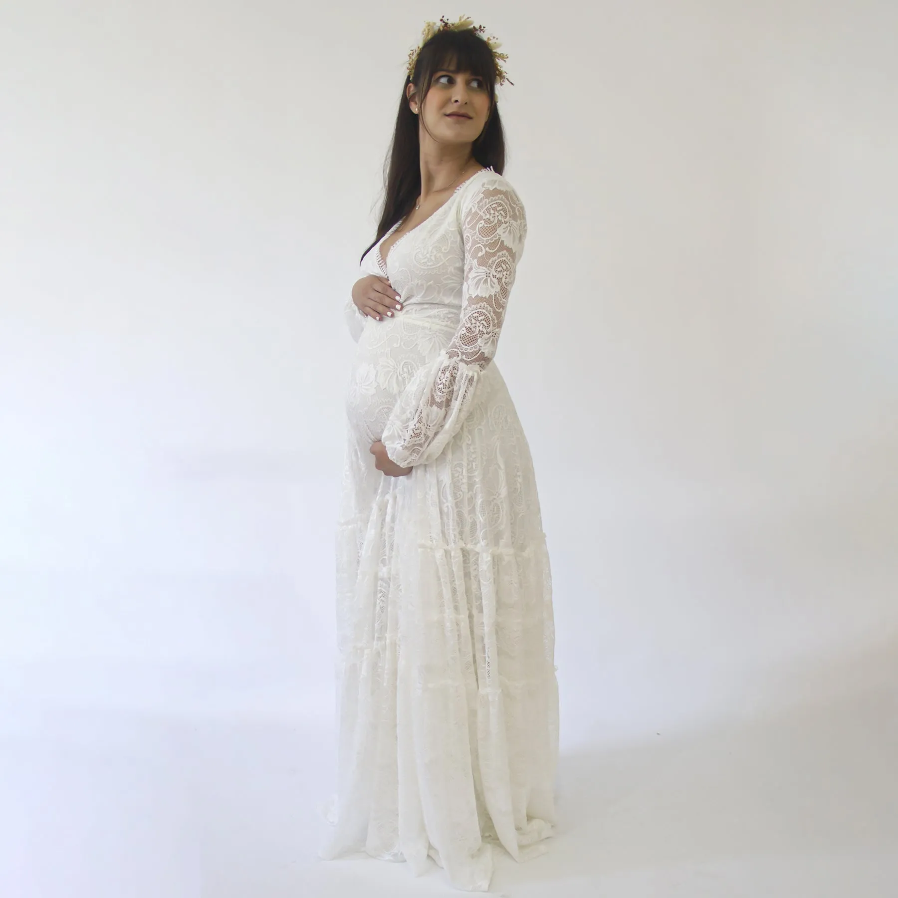 Maternity Gipsy layered Dress #7023