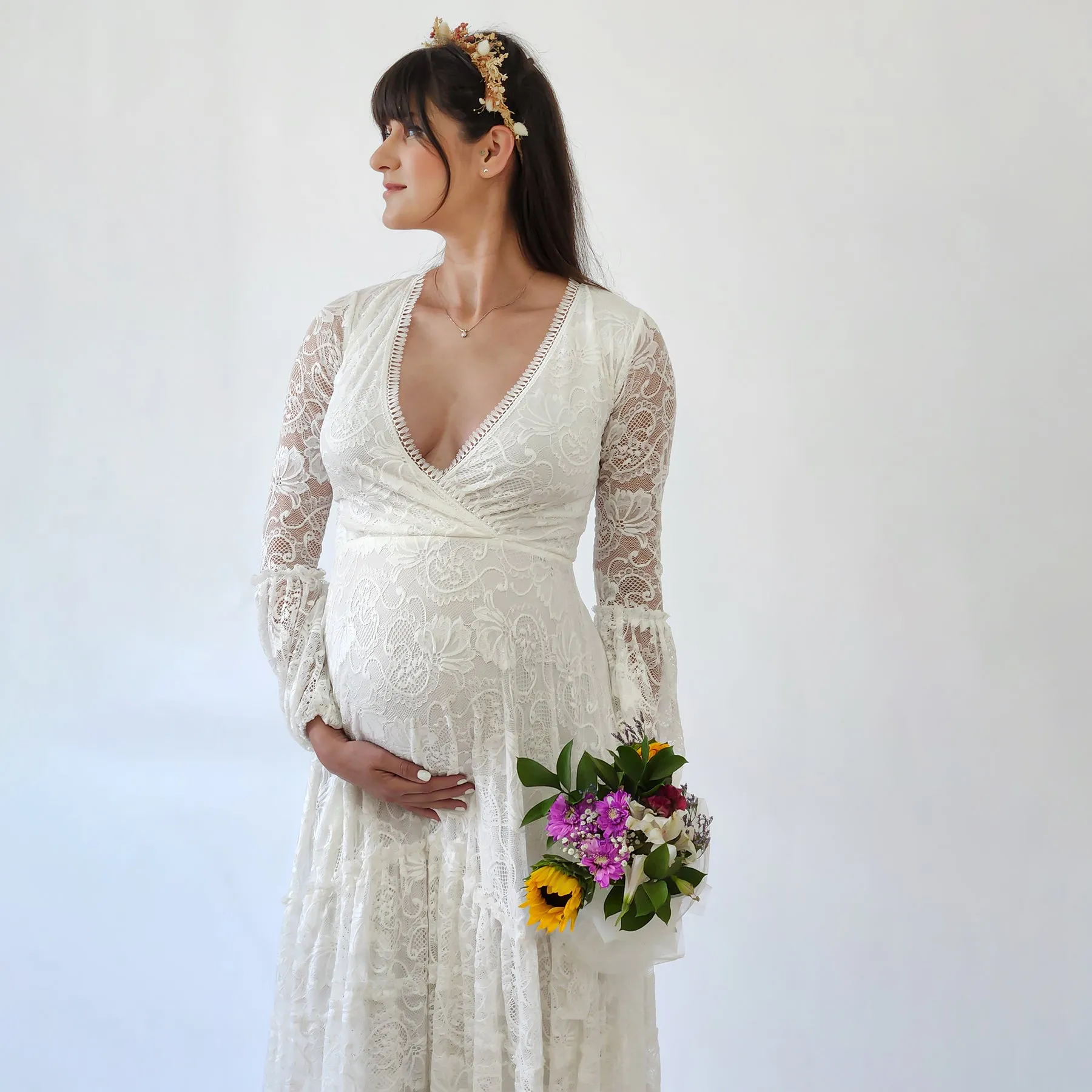 Maternity Gipsy layered Dress #7023