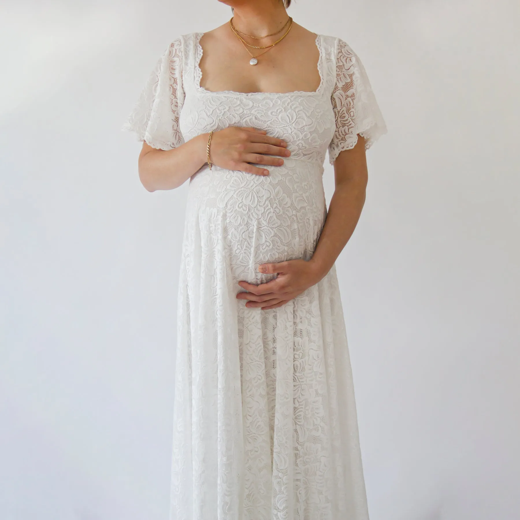 Maternity Lace Dress #7003