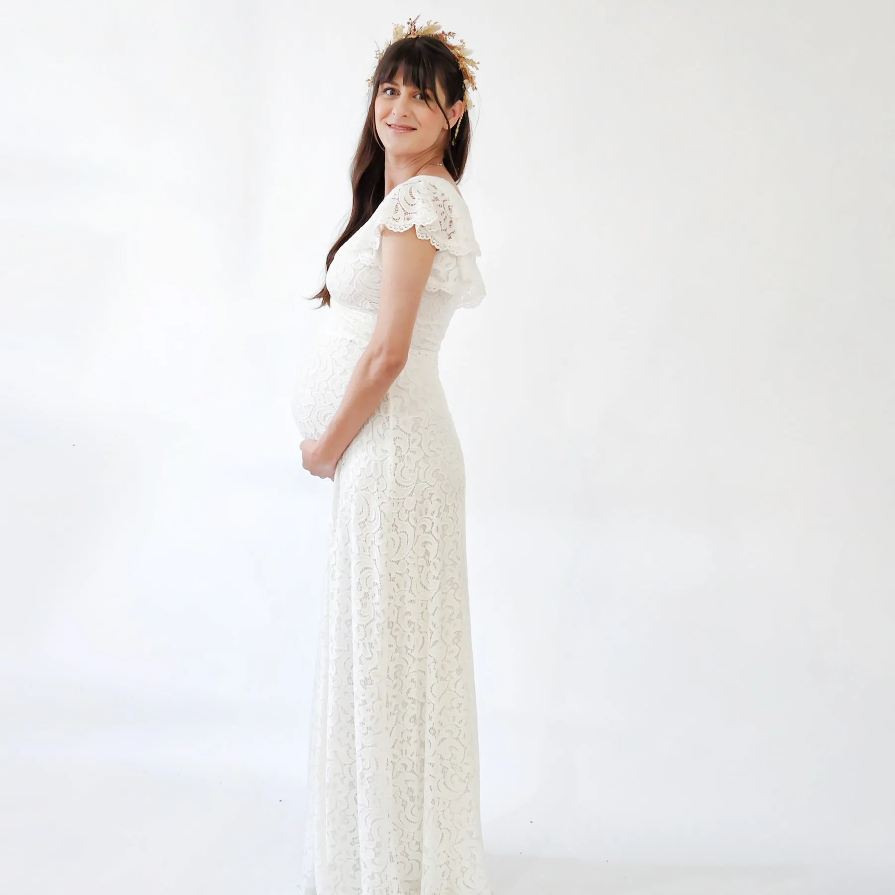 Maternity Lace Dress #7020