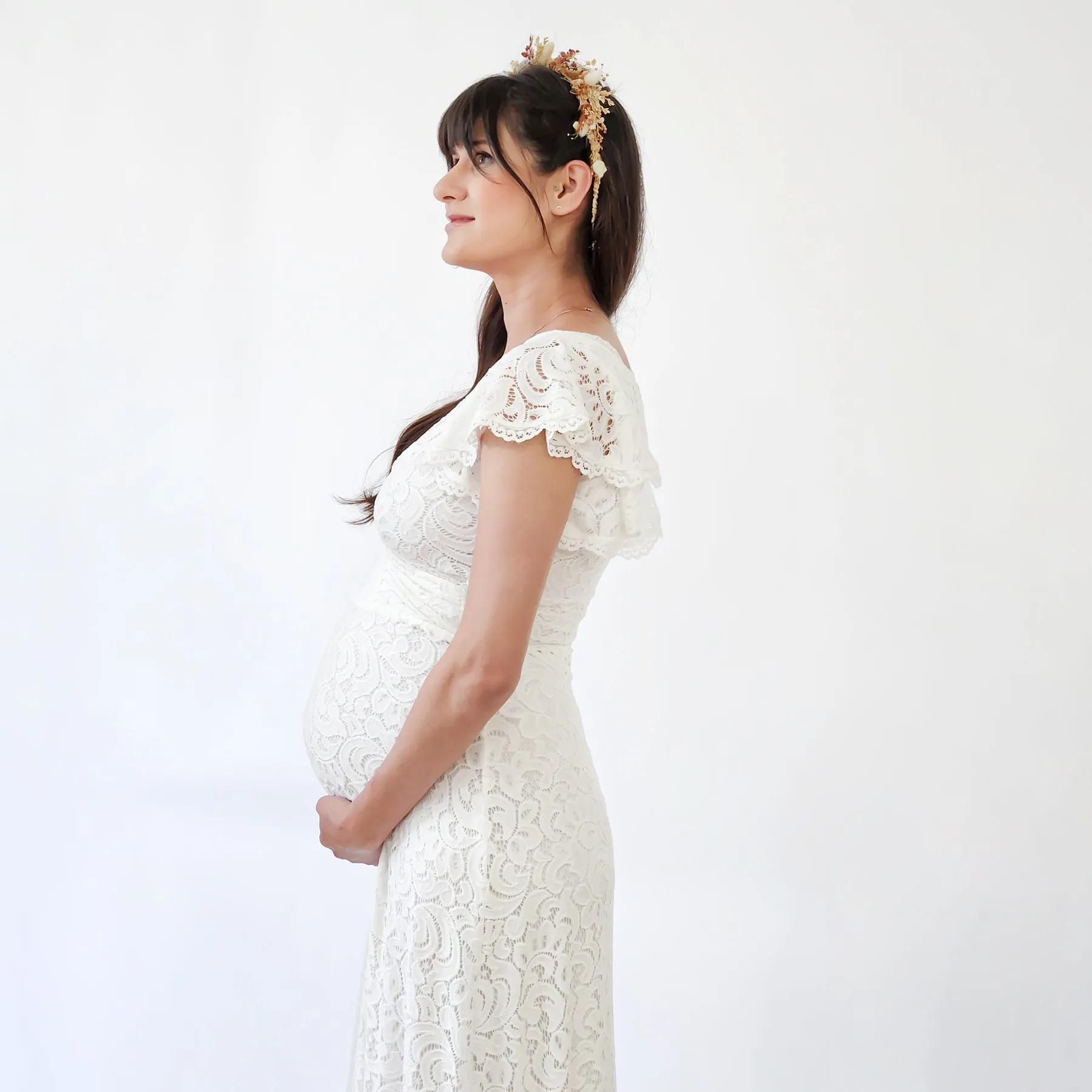 Maternity Lace Dress #7020