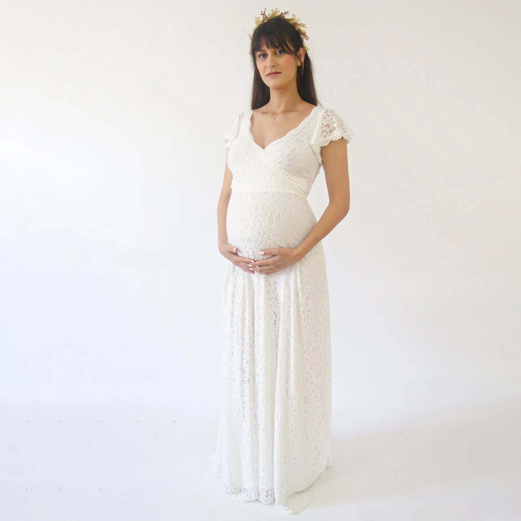 Maternity Lace Dress #7020