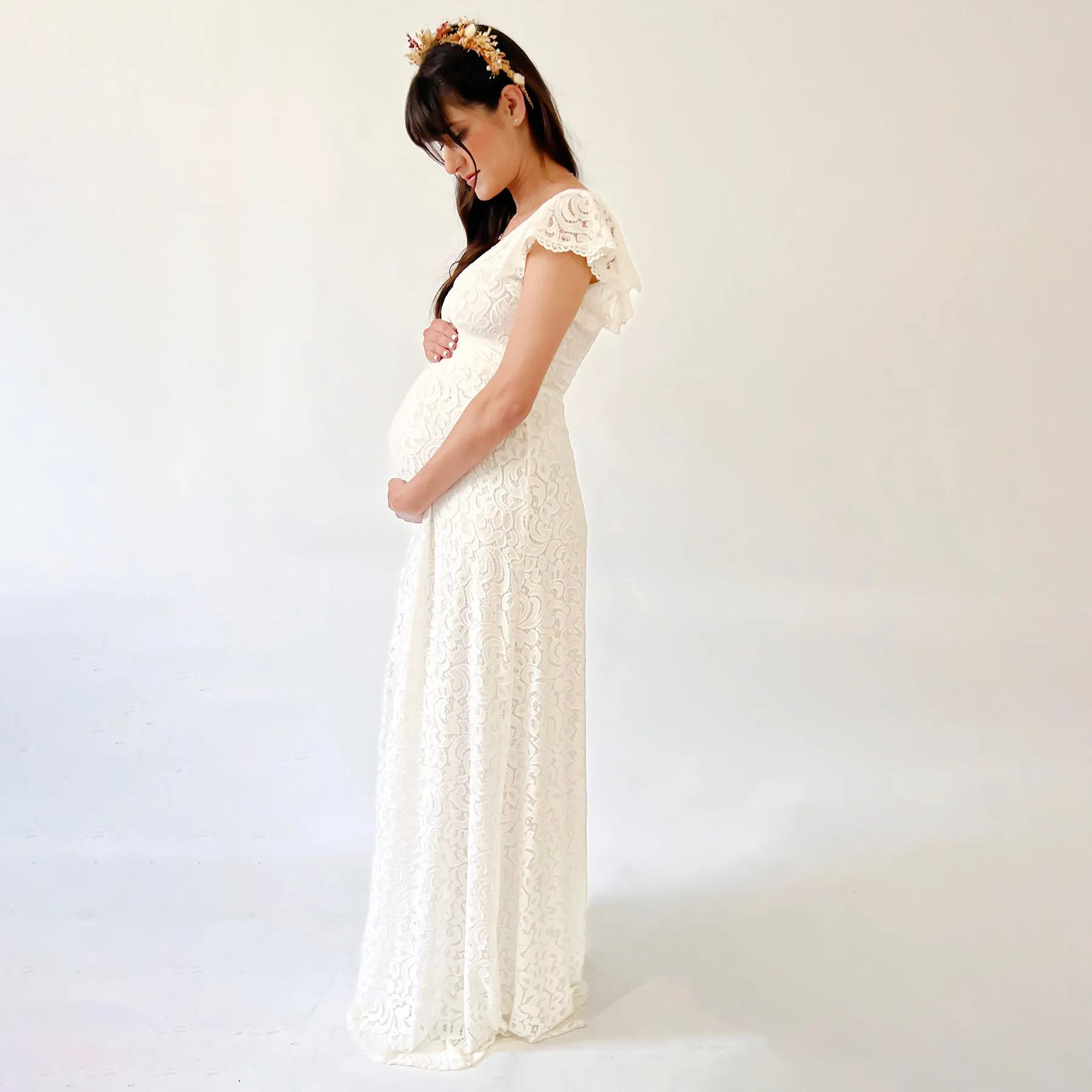 Maternity Lace Dress #7020