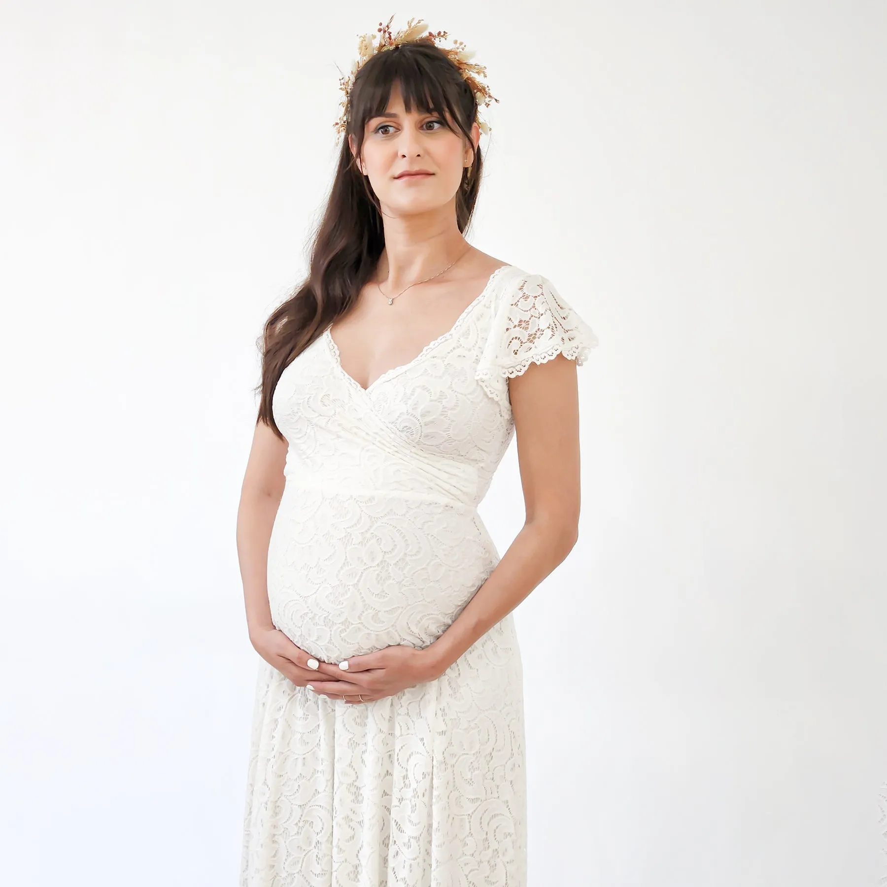 Maternity Lace Dress #7020