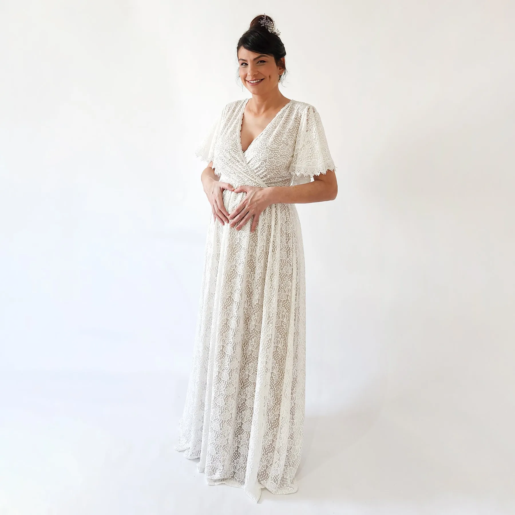 Maternity Pearl Dress #7016