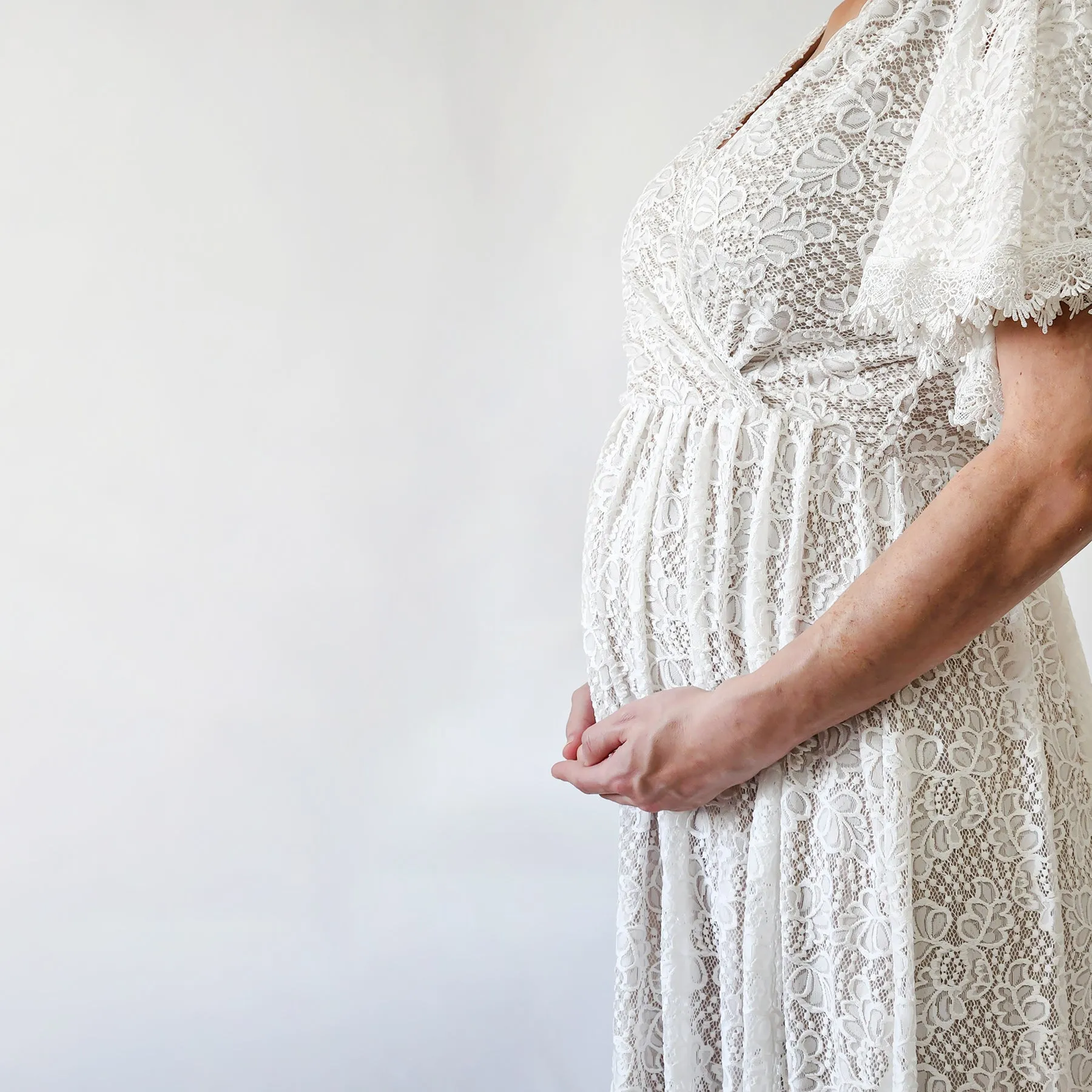 Maternity Pearl Dress #7016