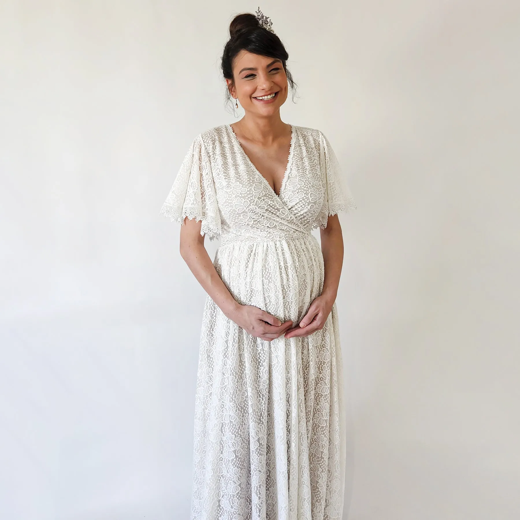 Maternity Pearl Dress #7016