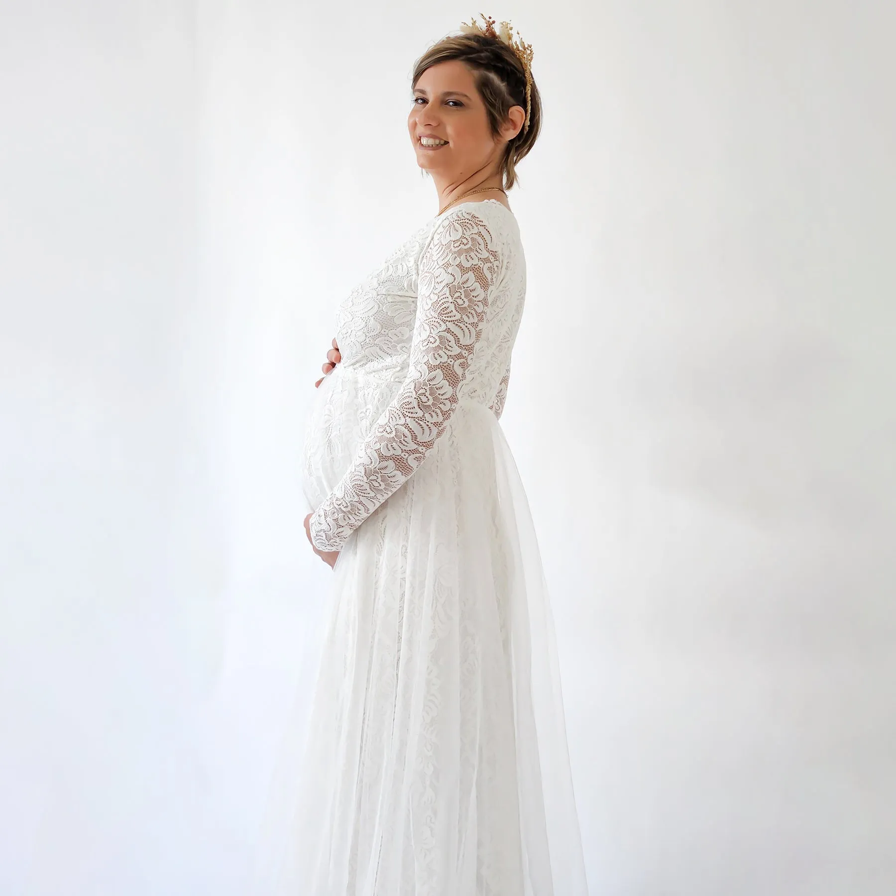 Maternity Tulle Dress #7006