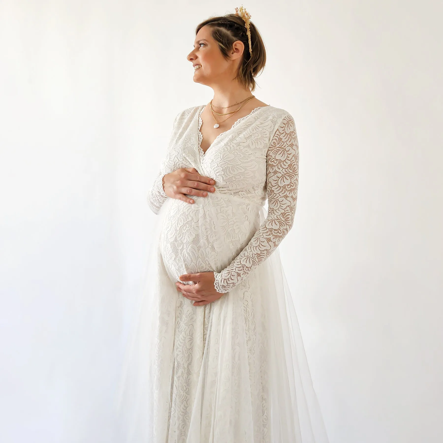 Maternity Tulle Dress #7006