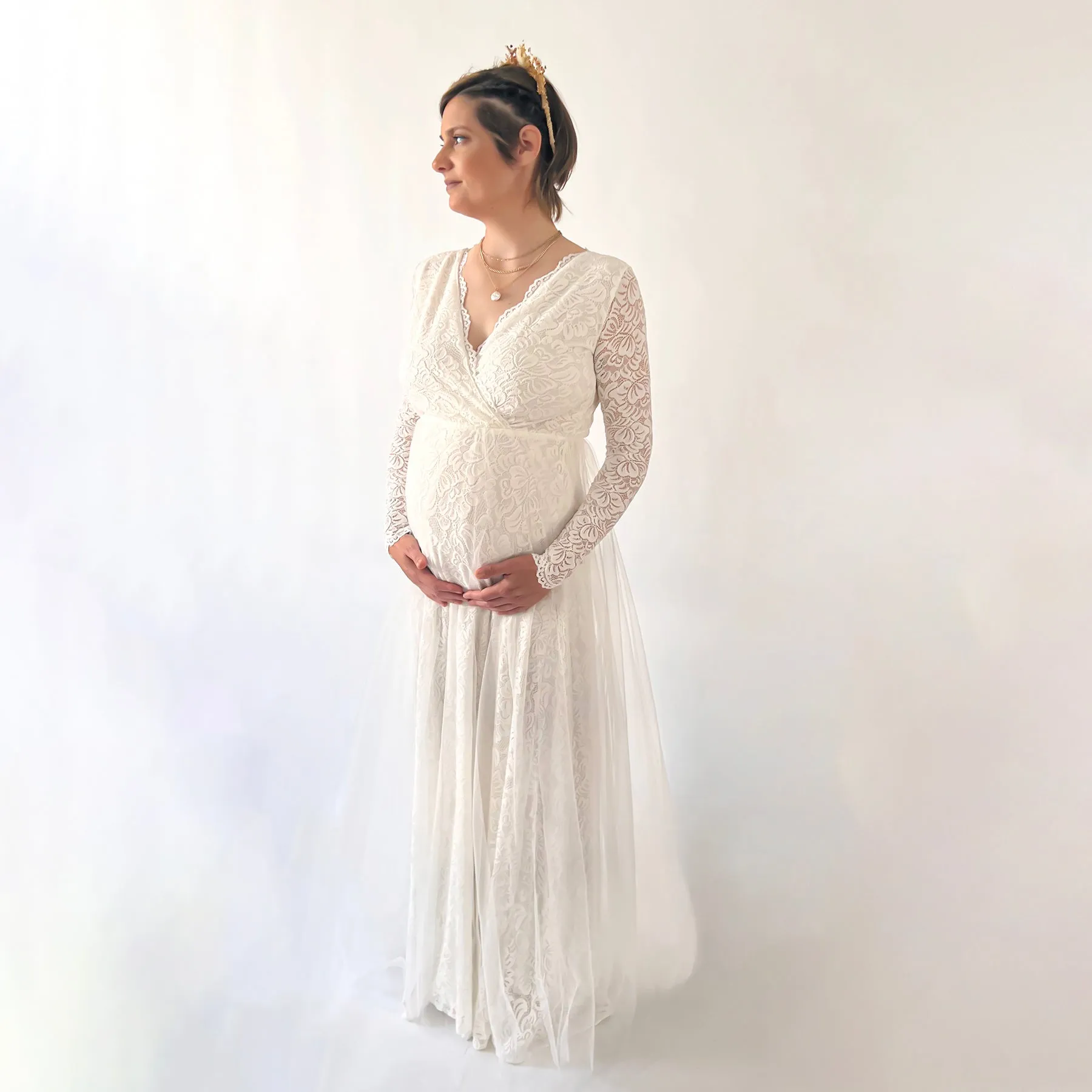 Maternity Tulle Dress #7006