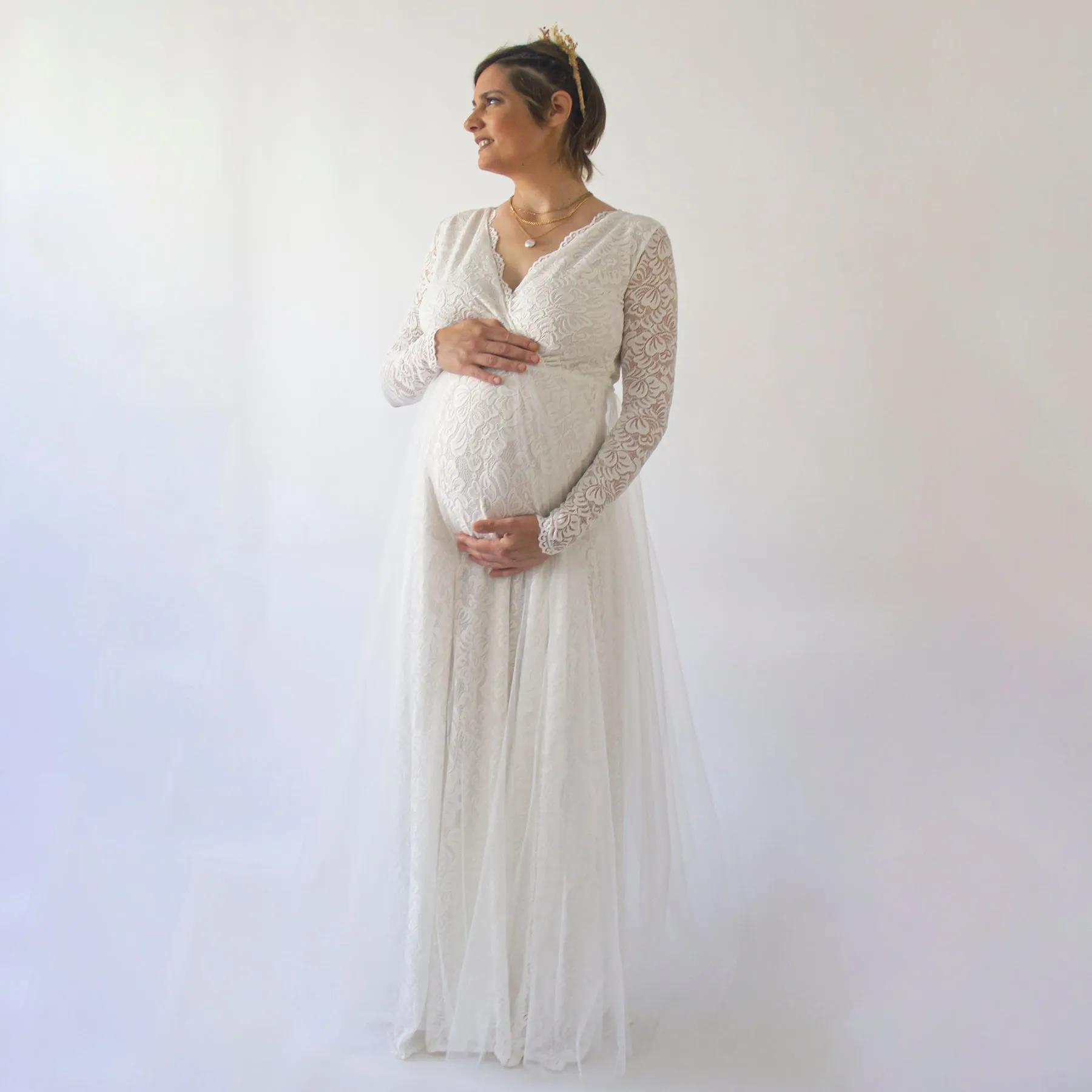 Maternity Tulle Dress #7006