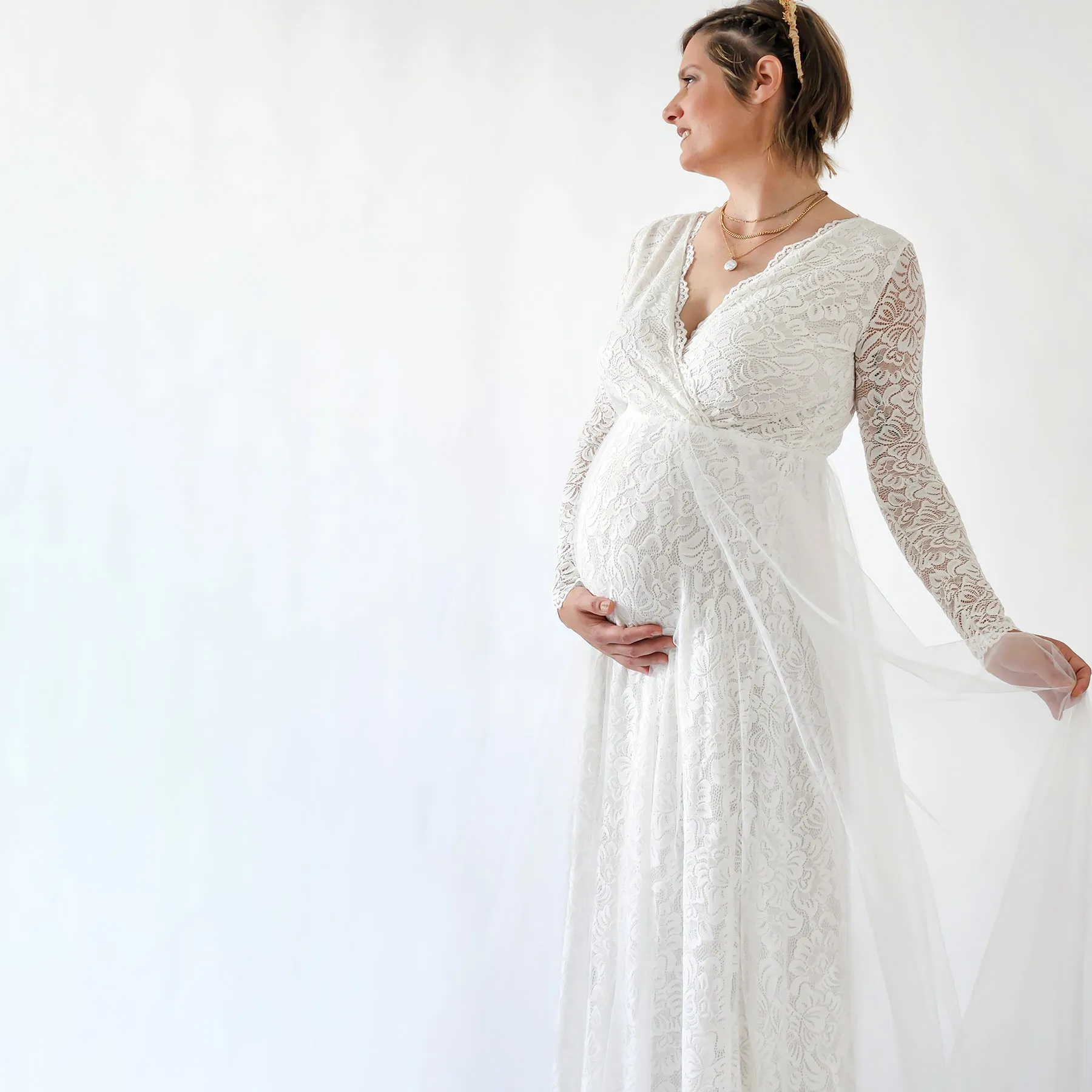 Maternity Tulle Dress #7006