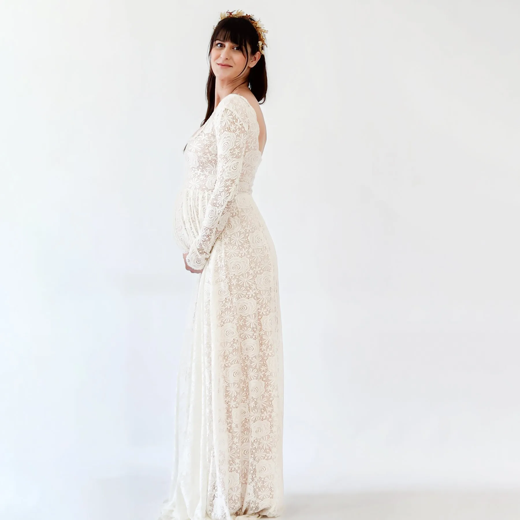 Maternity Vintage  Dress #7019