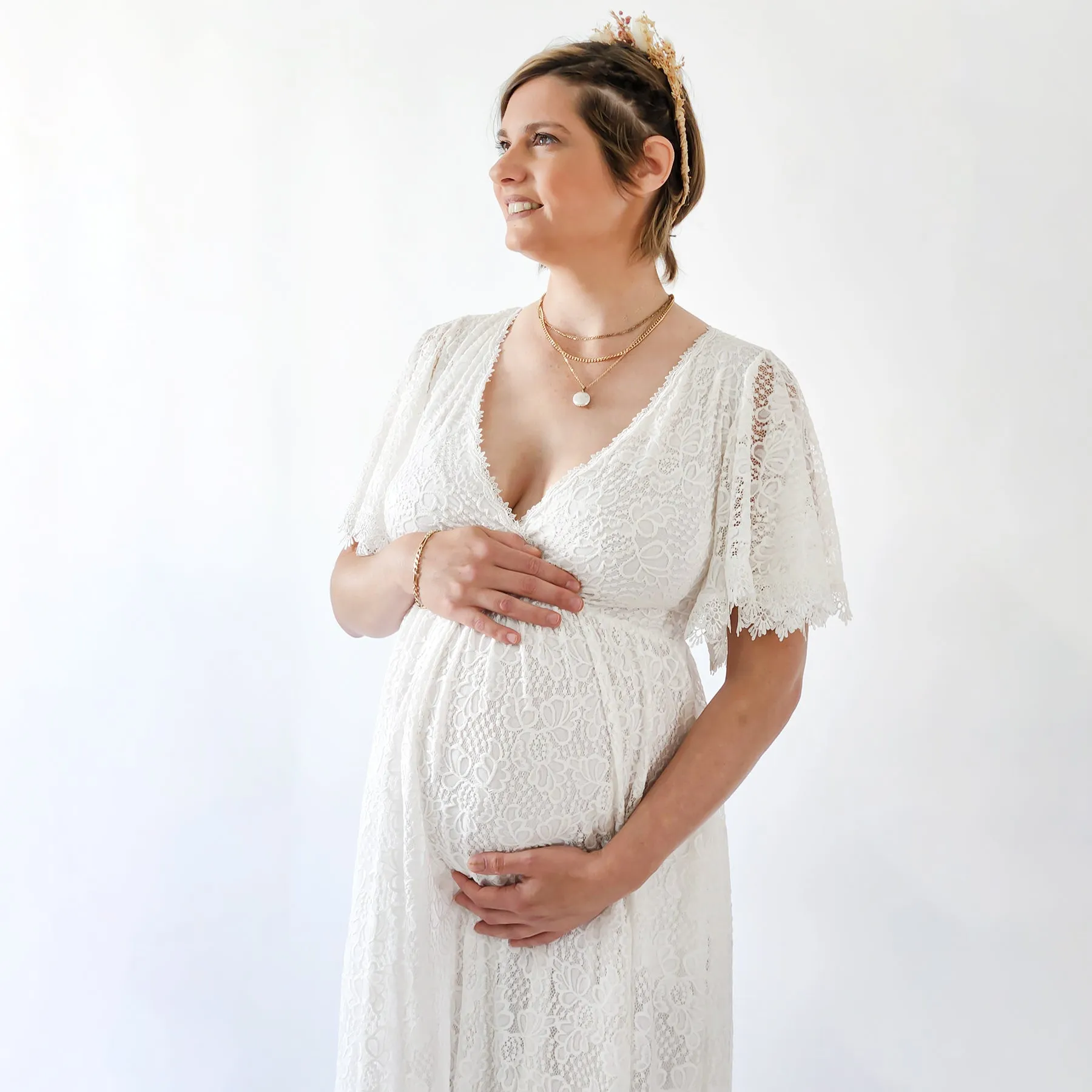 MaternityDress With Pockets #7004