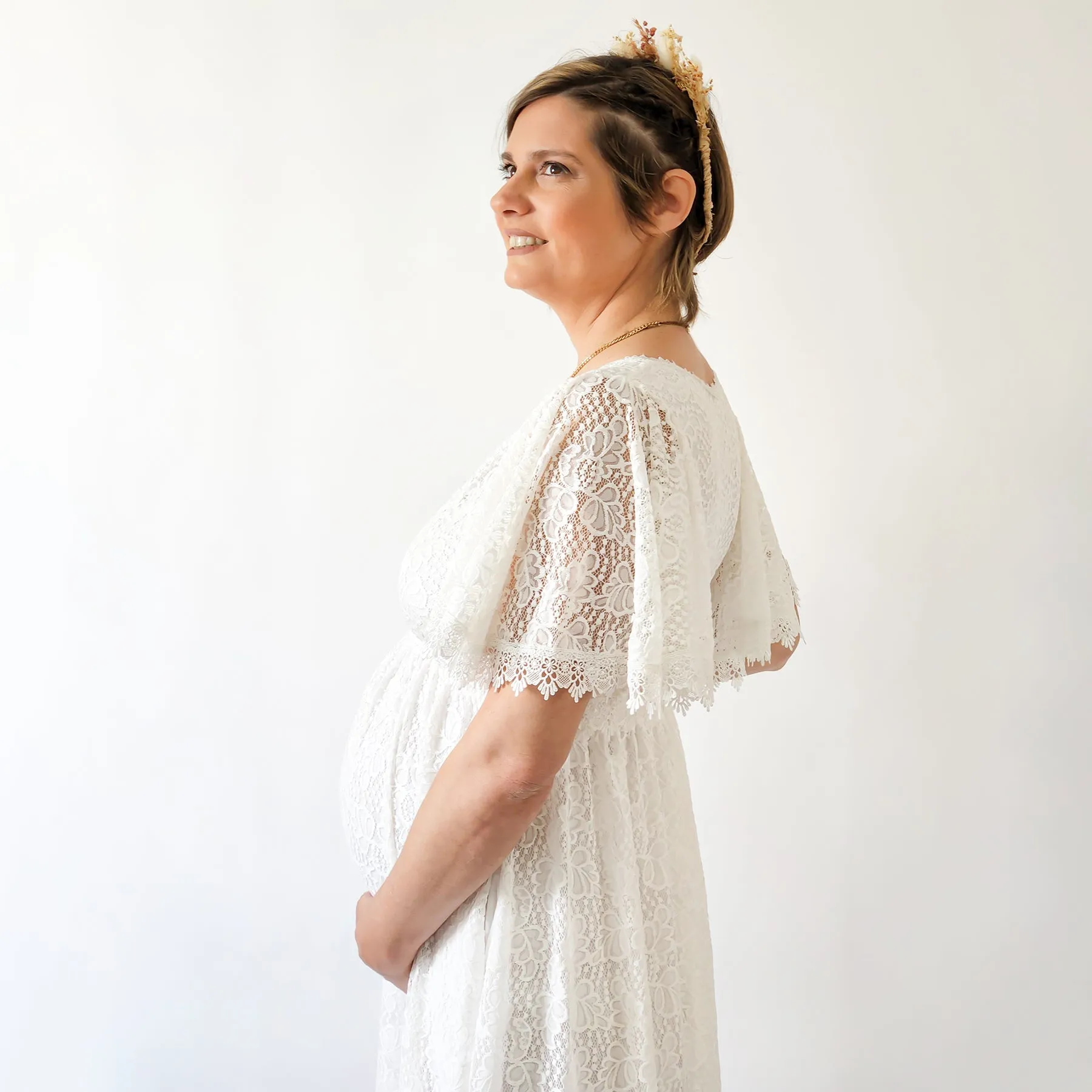 MaternityDress With Pockets #7004