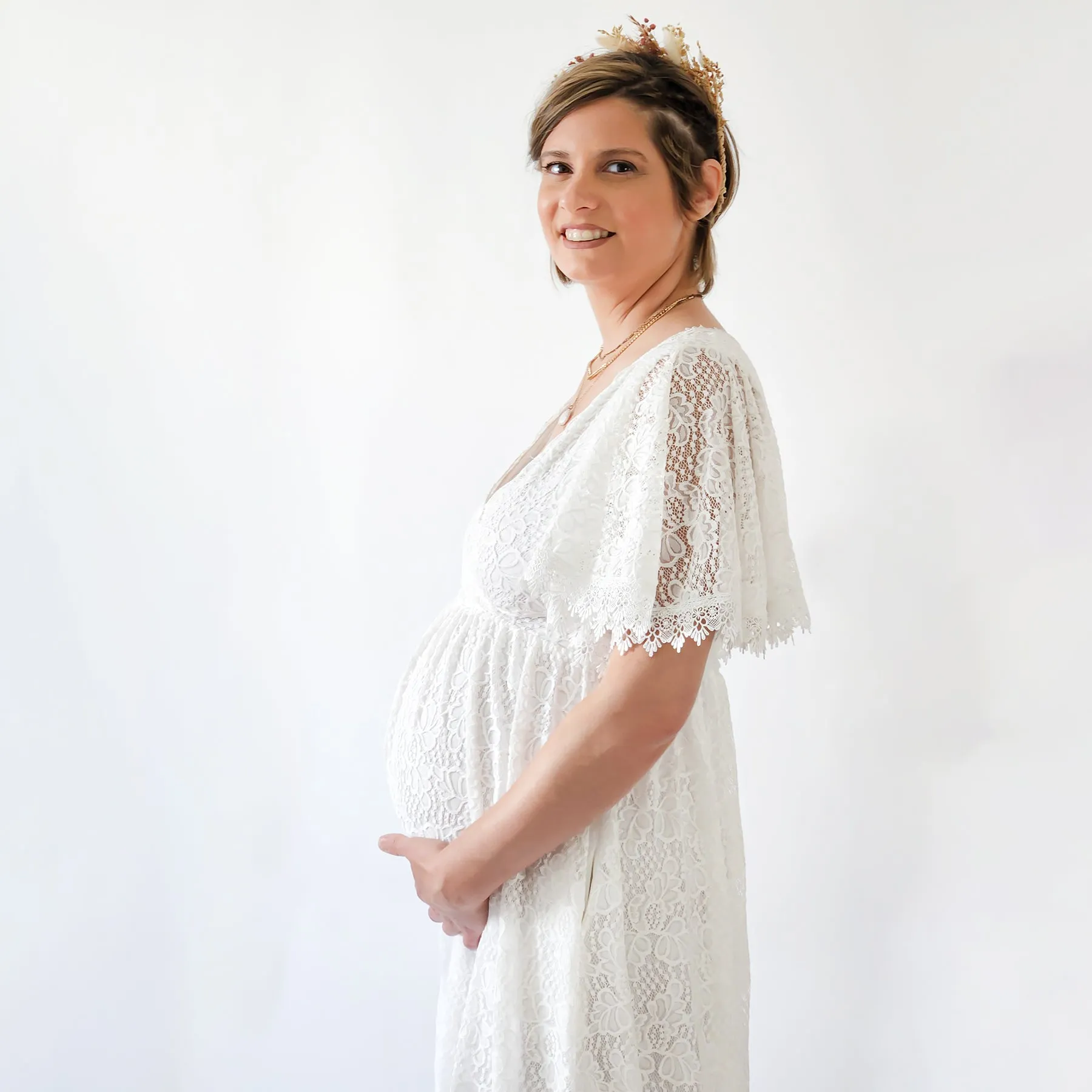 MaternityDress With Pockets #7004