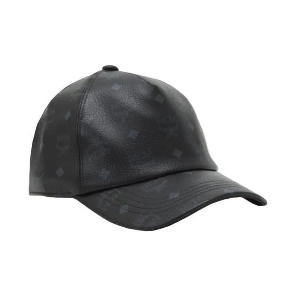 Men's MCM Classic Cap In Visetos Black O/S