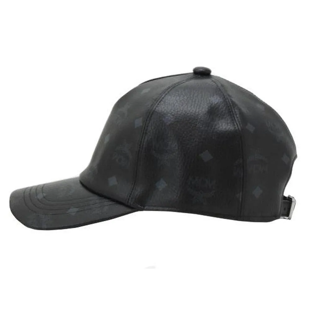 Men's MCM Classic Cap In Visetos Black O/S