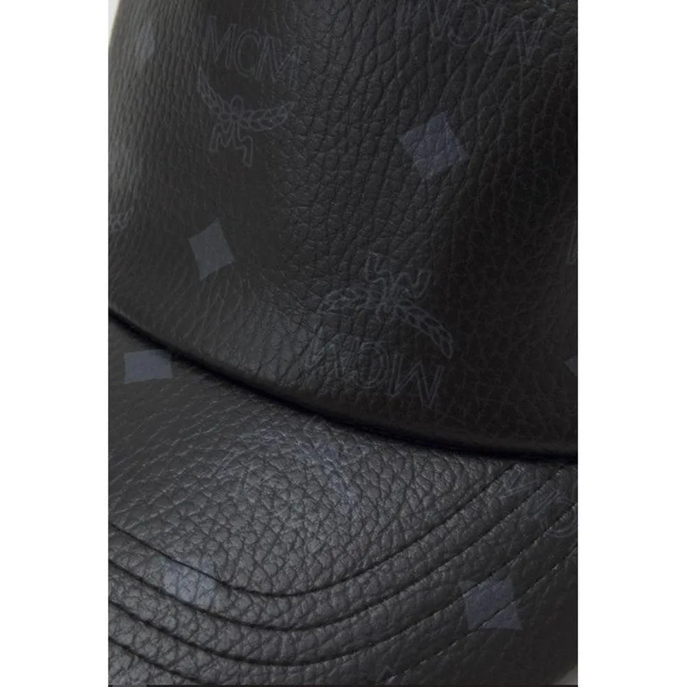 Men's MCM Classic Cap In Visetos Black O/S