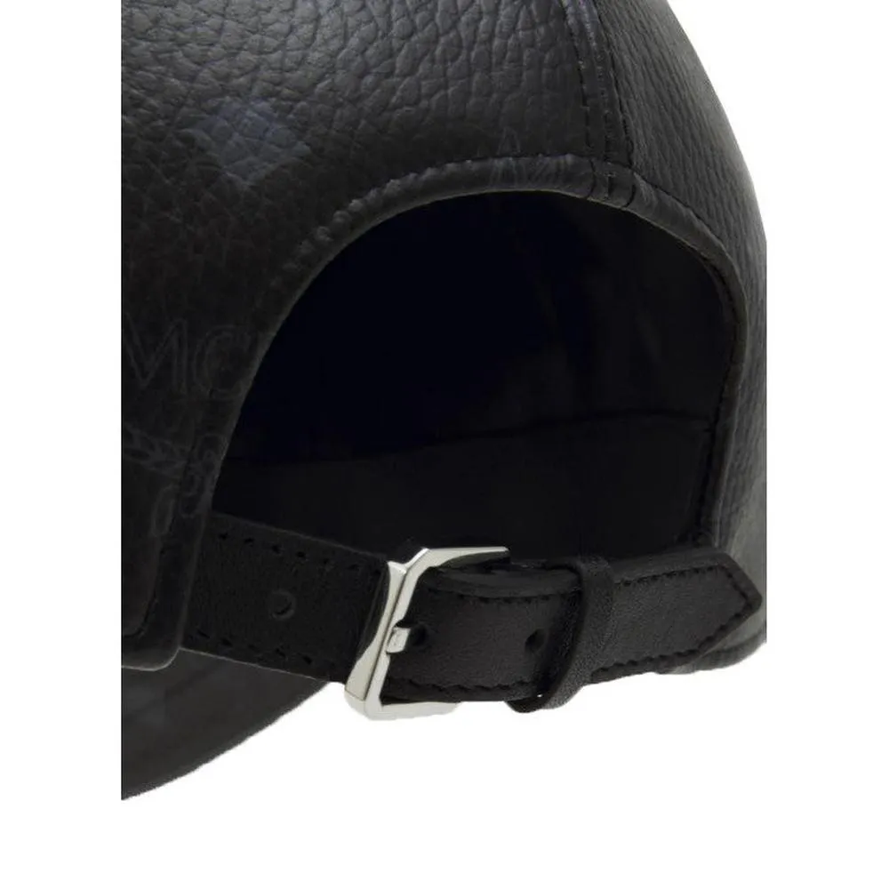 Men's MCM Classic Cap In Visetos Black O/S