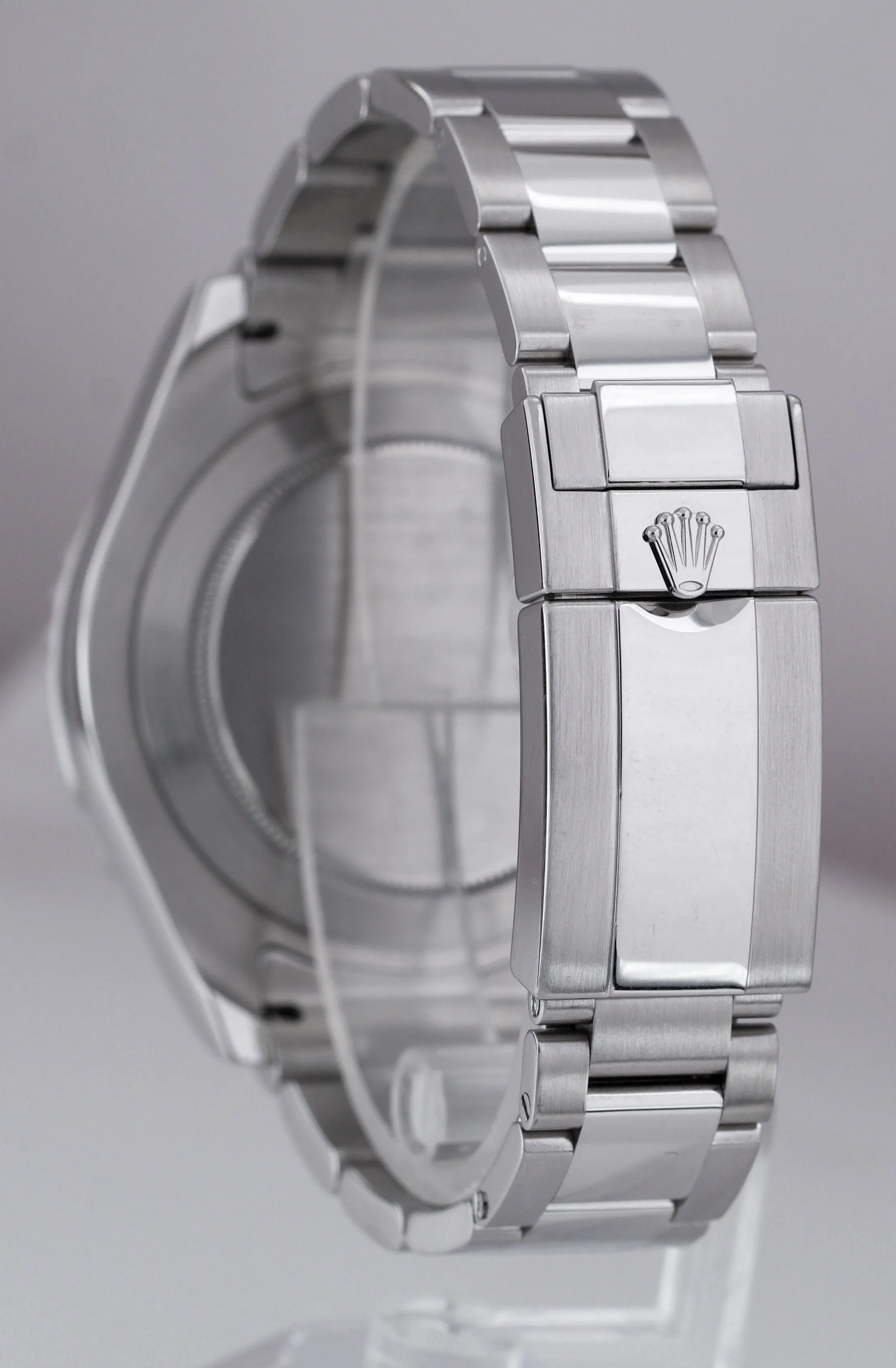 MINT Rolex Yacht-Master II PAPERS 44mm BLUE HANDS Steel White 116680 Watch B P