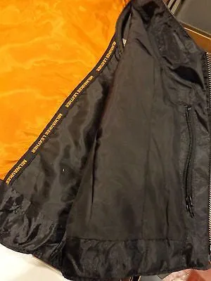 Motorcycle Classic Ladies Leather vest with Side laces and 2 Gun pockets