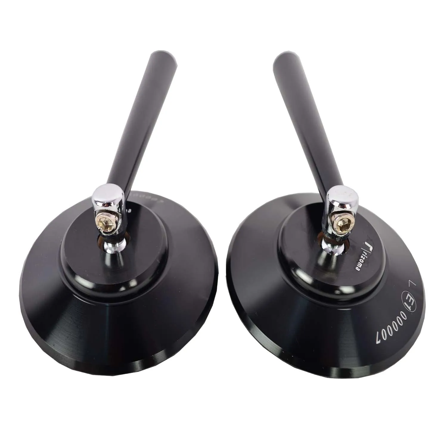 Motorcycles Handle Round Anti Glare Mirrors  - Set of 1