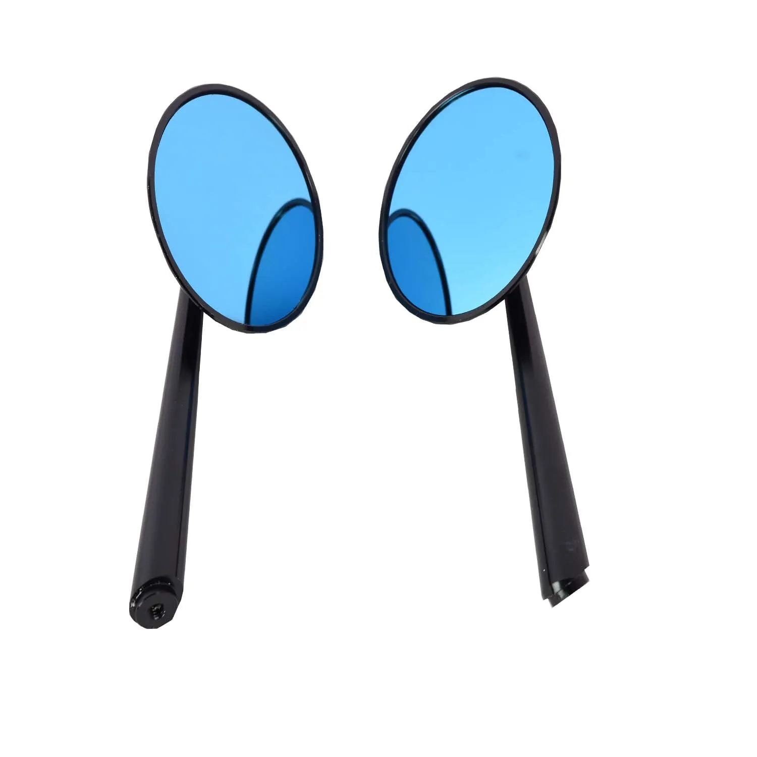 Motorcycles Handle Round Anti Glare Mirrors  - Set of 1