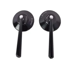 Motorcycles Handle Round Anti Glare Mirrors  - Set of 1