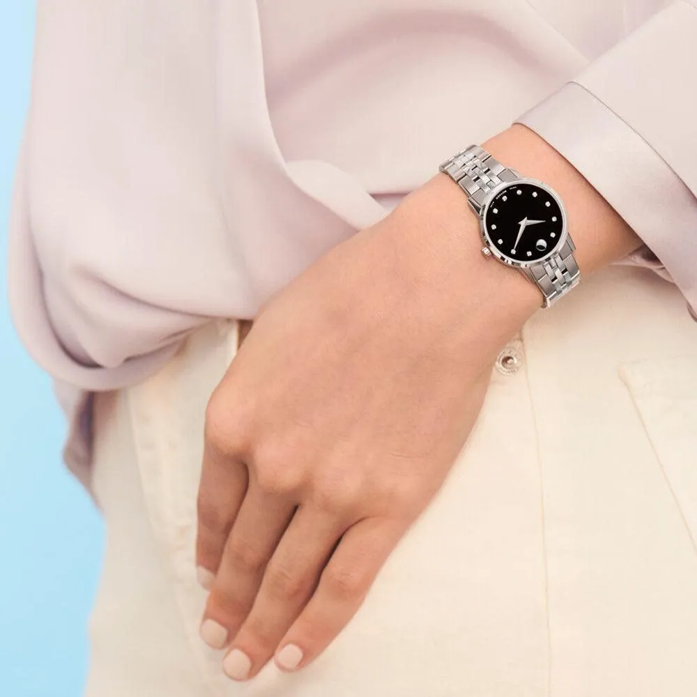 Movado Museum Classic Diamond Women's Watch 0607207