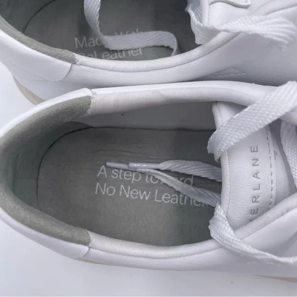 NEW Everlane White ReLeather Tennis Sneaker in Size 8.5