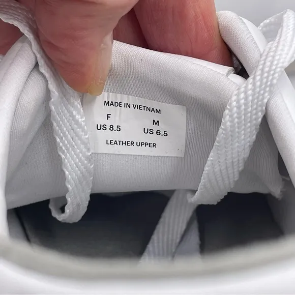 NEW Everlane White ReLeather Tennis Sneaker in Size 8.5