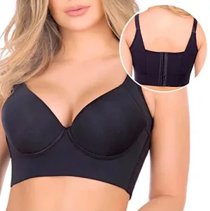 No More Pesky Bra Rolls - Side Compression Full Coverage Bra
