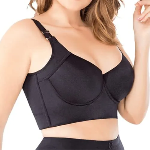 No More Pesky Bra Rolls - Side Compression Full Coverage Bra