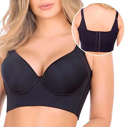No More Pesky Bra Rolls - Side Compression Full Coverage Bra
