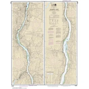 NOAA Chart 13297: Kennebec River Courthouse Point to Augusta
