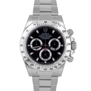 NOS STICKERED Rolex Daytona Cosmograph Chromalight RANDOM SERIAL 40mm 116520 B P