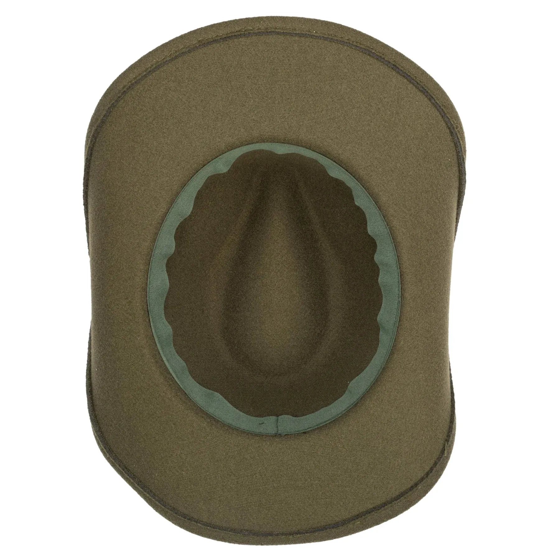 Olive Felt Cowboy Hat