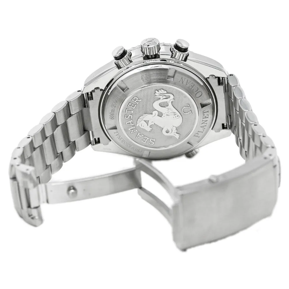 Omega Men's Seamaster Planet Ocean Titanium 45.5mm Black Chronograph Dial Watch Reference #: 2210.51.00