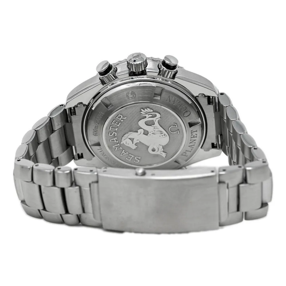 Omega Men's Seamaster Planet Ocean Titanium 45.5mm Black Chronograph Dial Watch Reference #: 2210.51.00