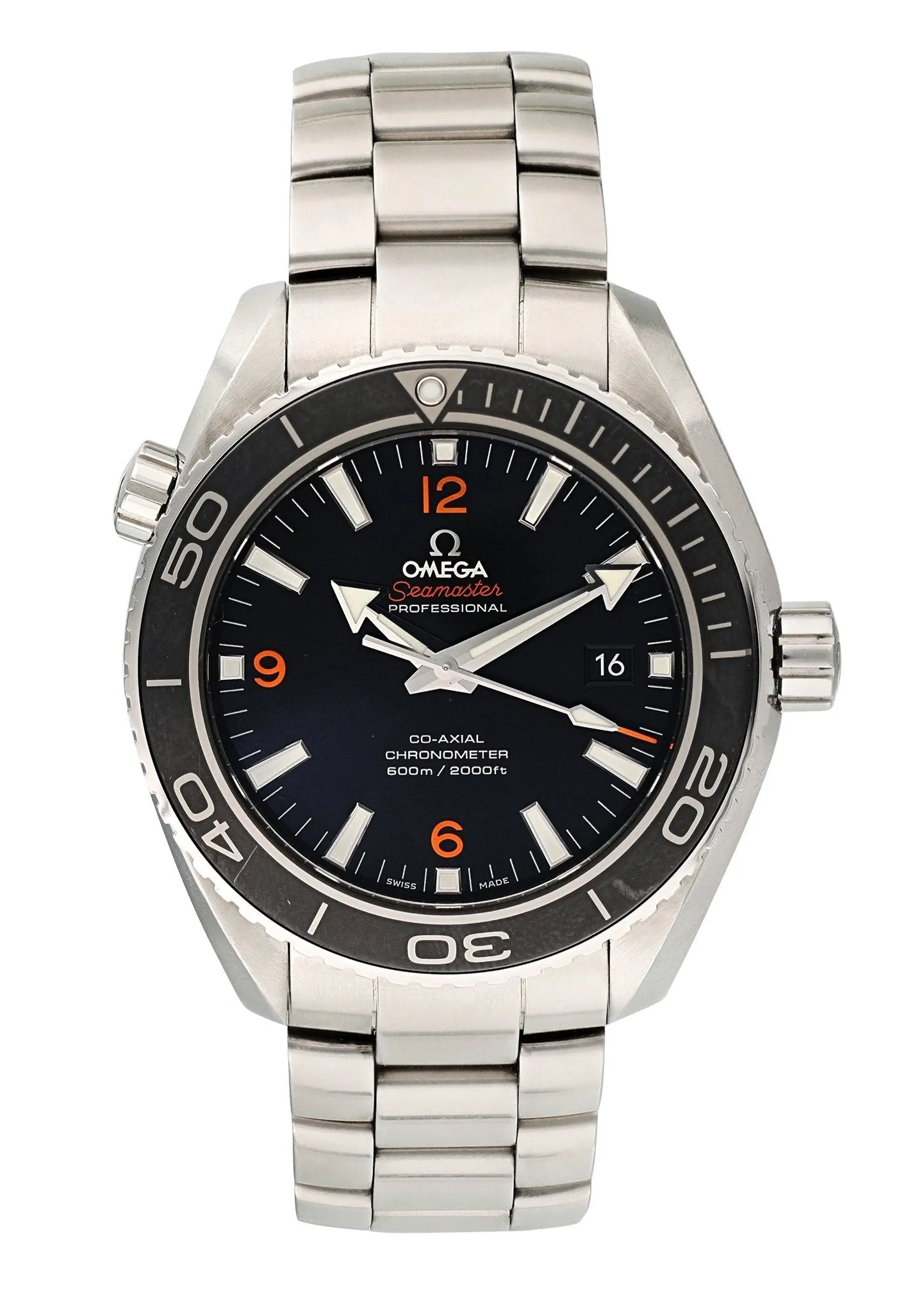 Omega Seamaster Planet Ocean 232.30.46.21.01.003 Co-Axial  Mens Watch Original Papers