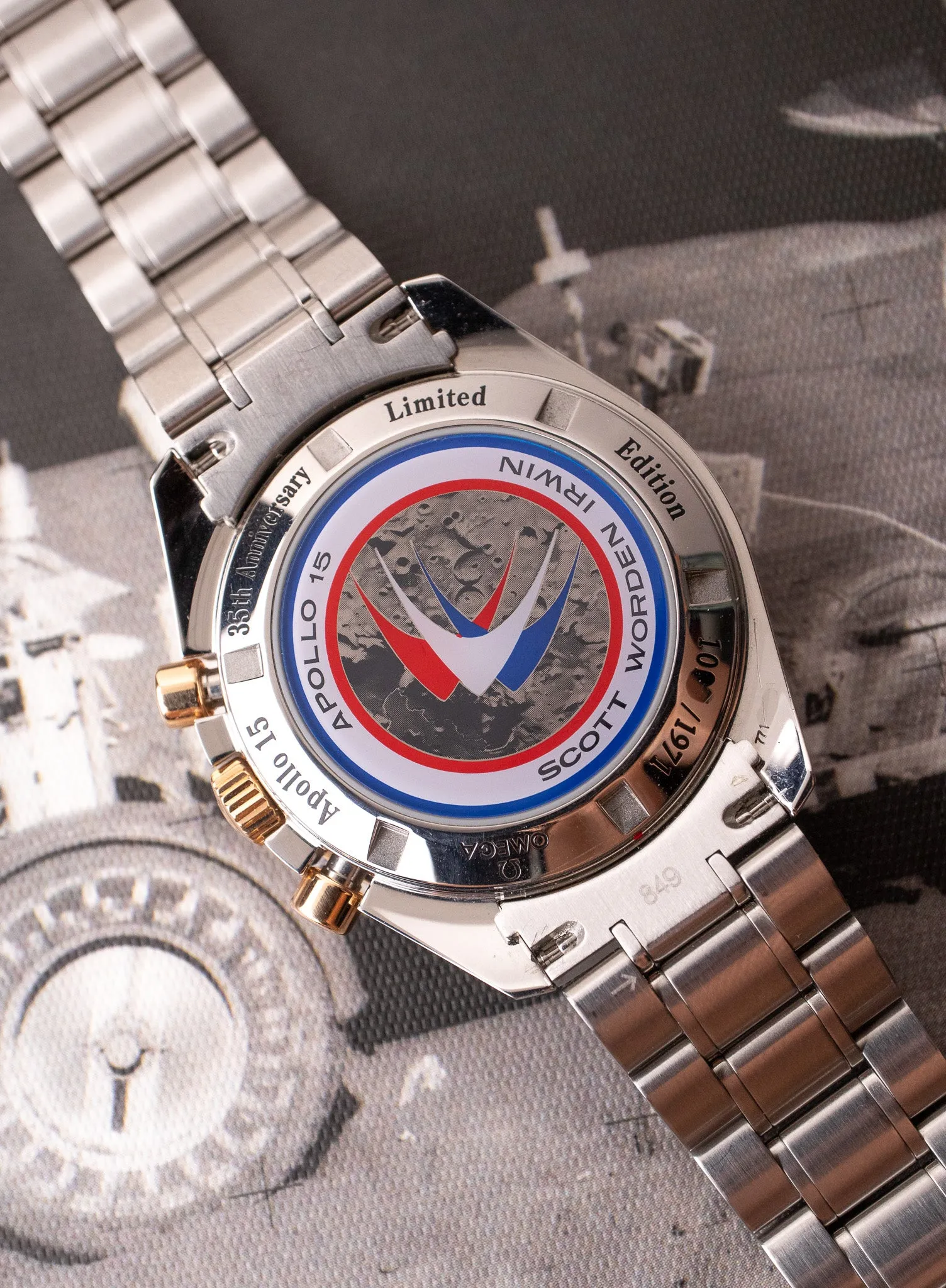Omega Speedmaster Apollo XV 3366.51 '35th Anniversary'