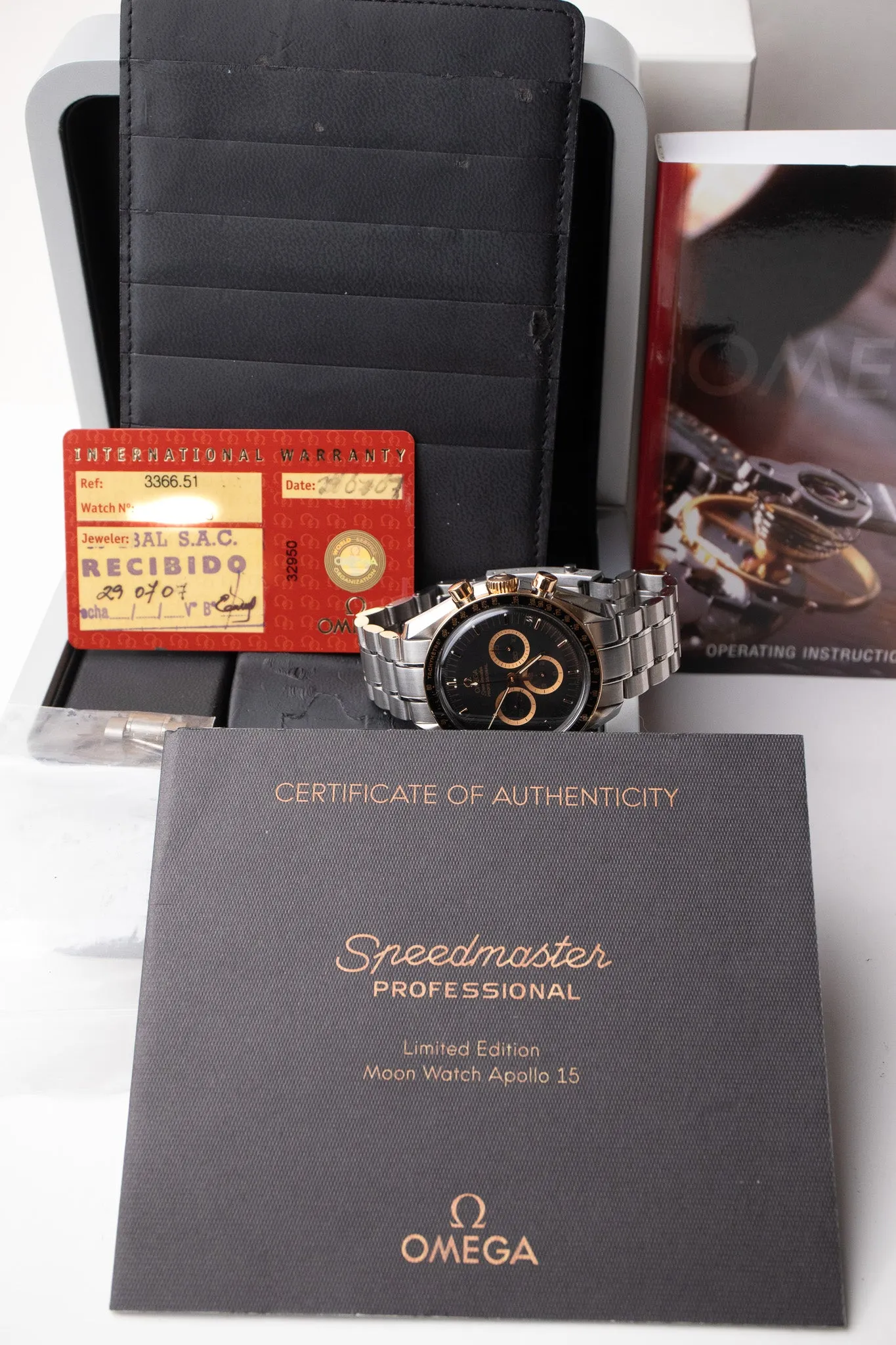 Omega Speedmaster Apollo XV 3366.51 '35th Anniversary'