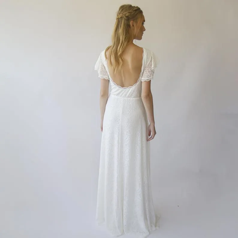 Open back dress #1303
